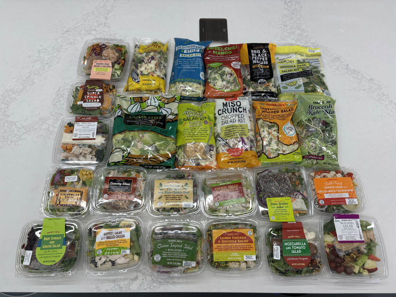 I Ate 25 Trader Joe's Salads In One Day And Ranked Them From Worst To Best