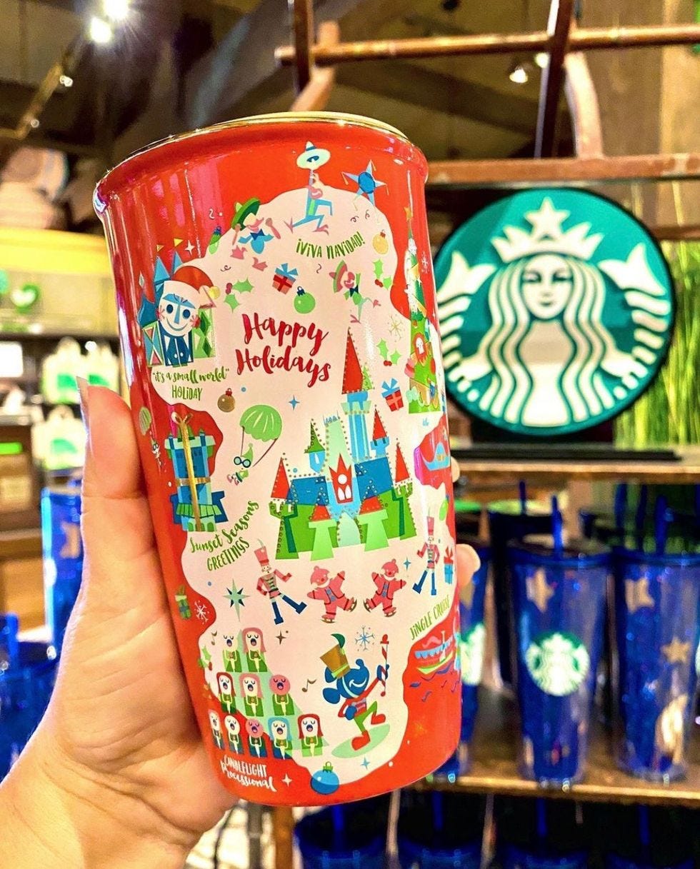 PHOTOS: NEW Starbucks Tumbler Spotted in Disney World!