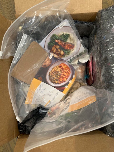 gobble meals on arrival