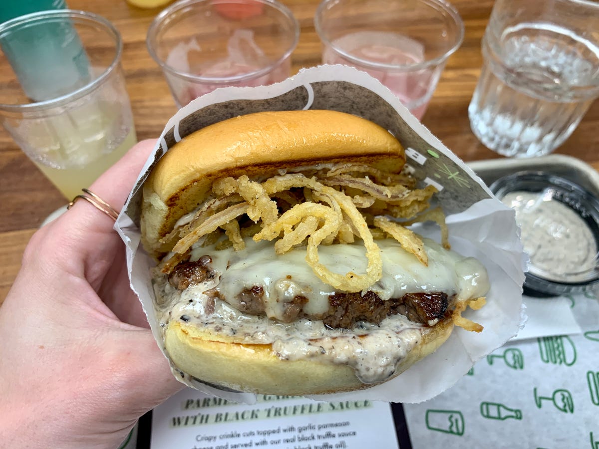 preview for Julia Tries Everything At Shake Shack