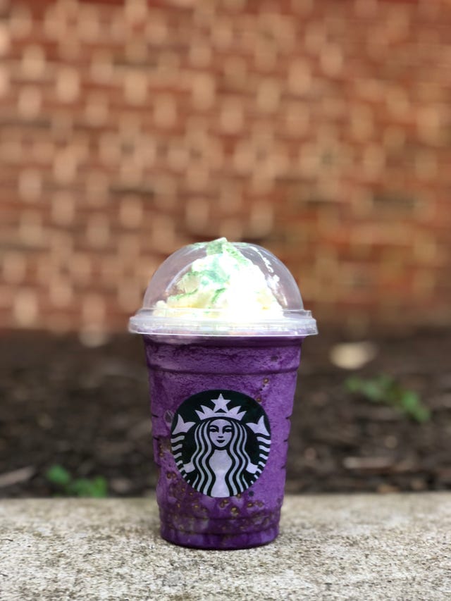 Starbucks Halloween Witch's Brew Frappuccino