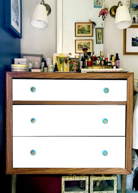 Furniture, Chest of drawers, Room, Drawer, Turquoise, Dresser, Hutch, Changing table, Table, Sideboard, 