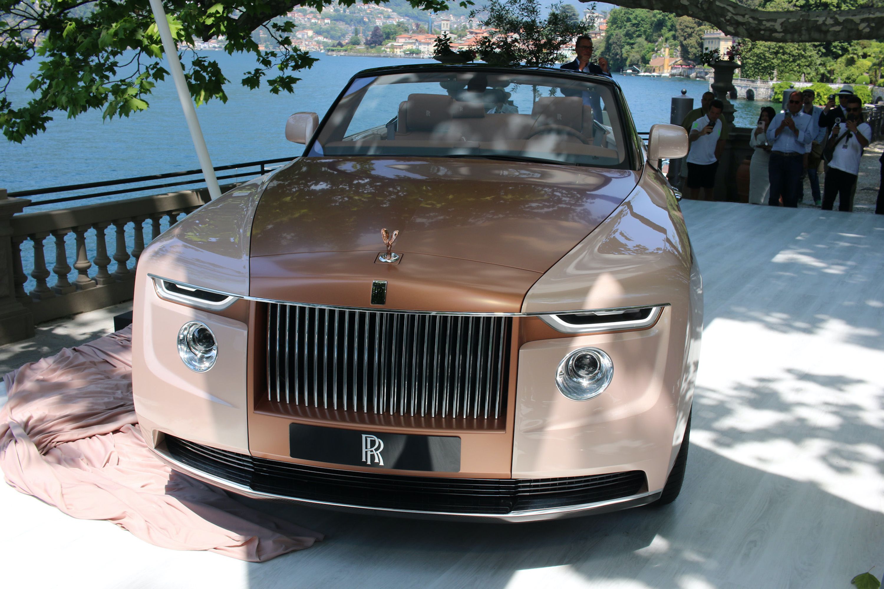 gold plated rolls royce