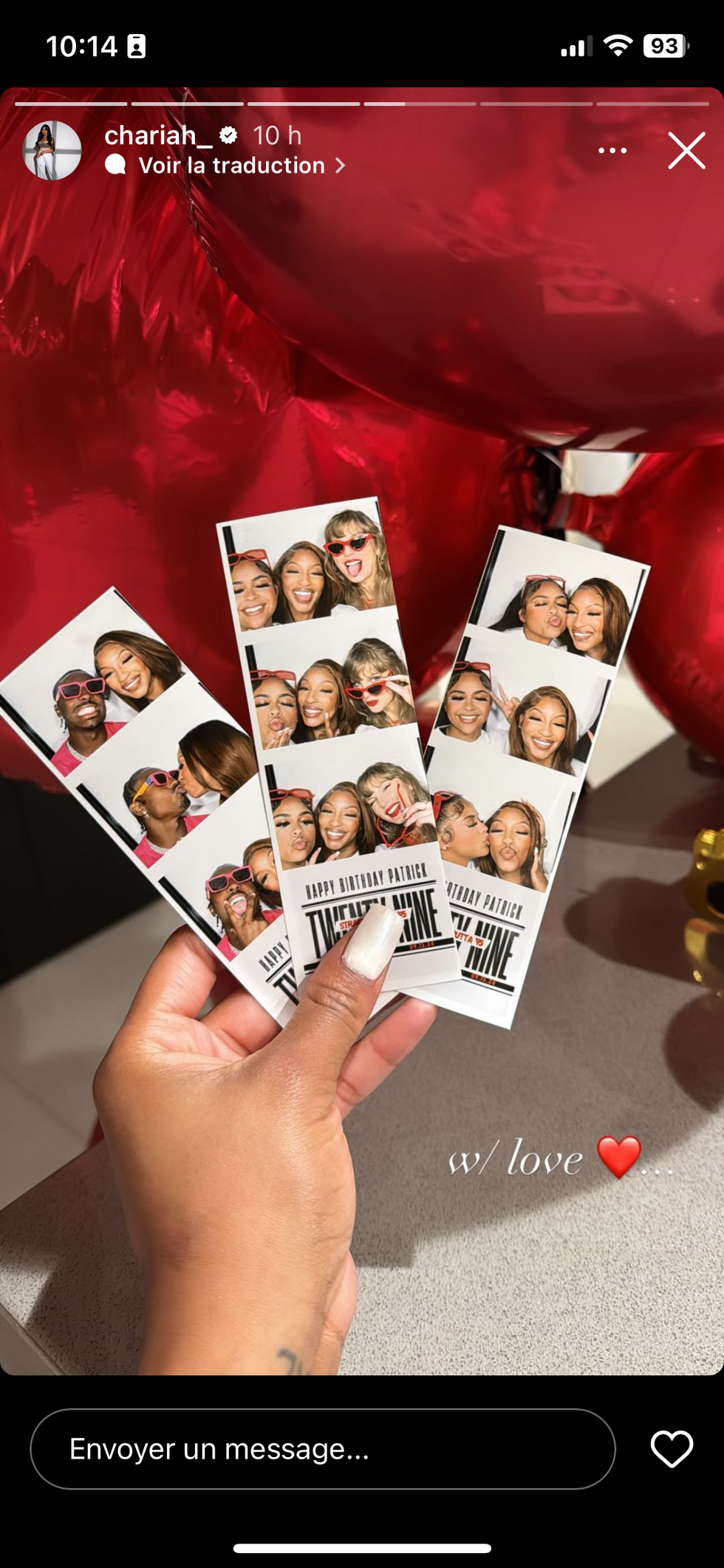 taylor swift at patrick mahomes' birthday party