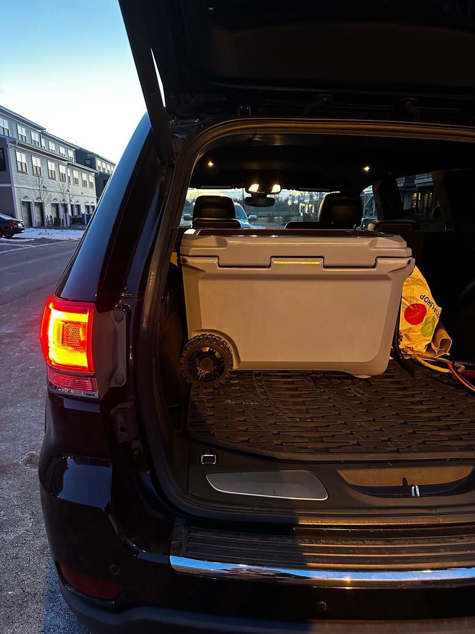 the brutank in the back of a jeep
