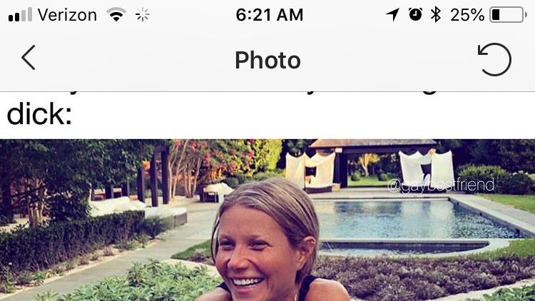 Gwyneth Paltrow Responds to Meme of Her ''Thinking About Dick