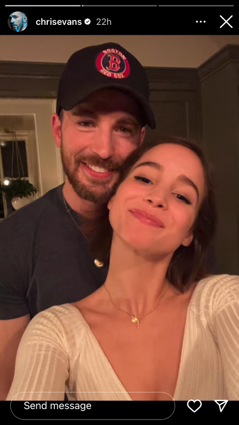 Chris Evans Spammed Instagram With The Cutest Photos Of Girlfriend Alba Baptista 