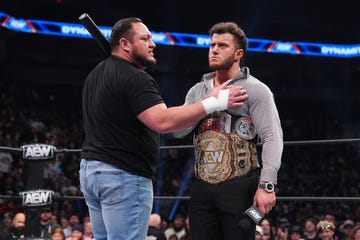 samoa joe and mjf in aew