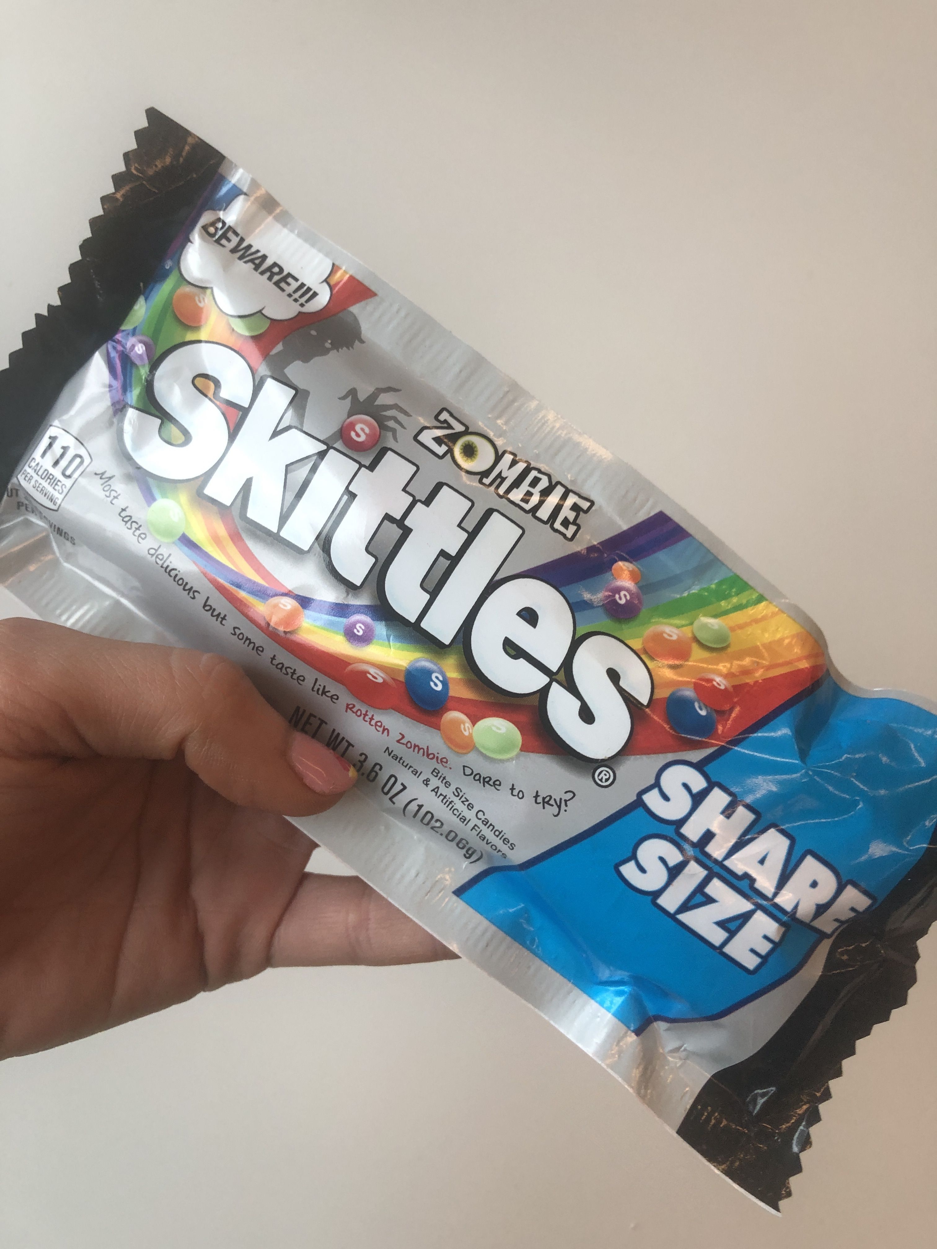 Halloween candy taste test: Higgins tries Rotten Zombie Skittles