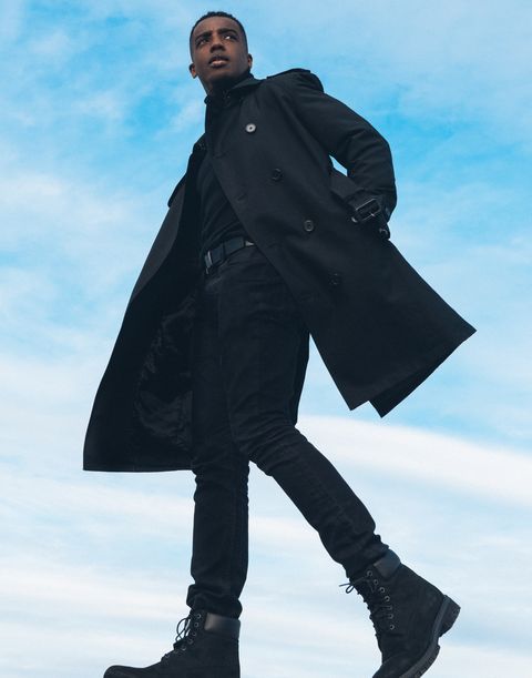 Standing, Outerwear, Overcoat, Coat, Fashion, Sky, Footwear, Photography, Jacket, Photo shoot, 