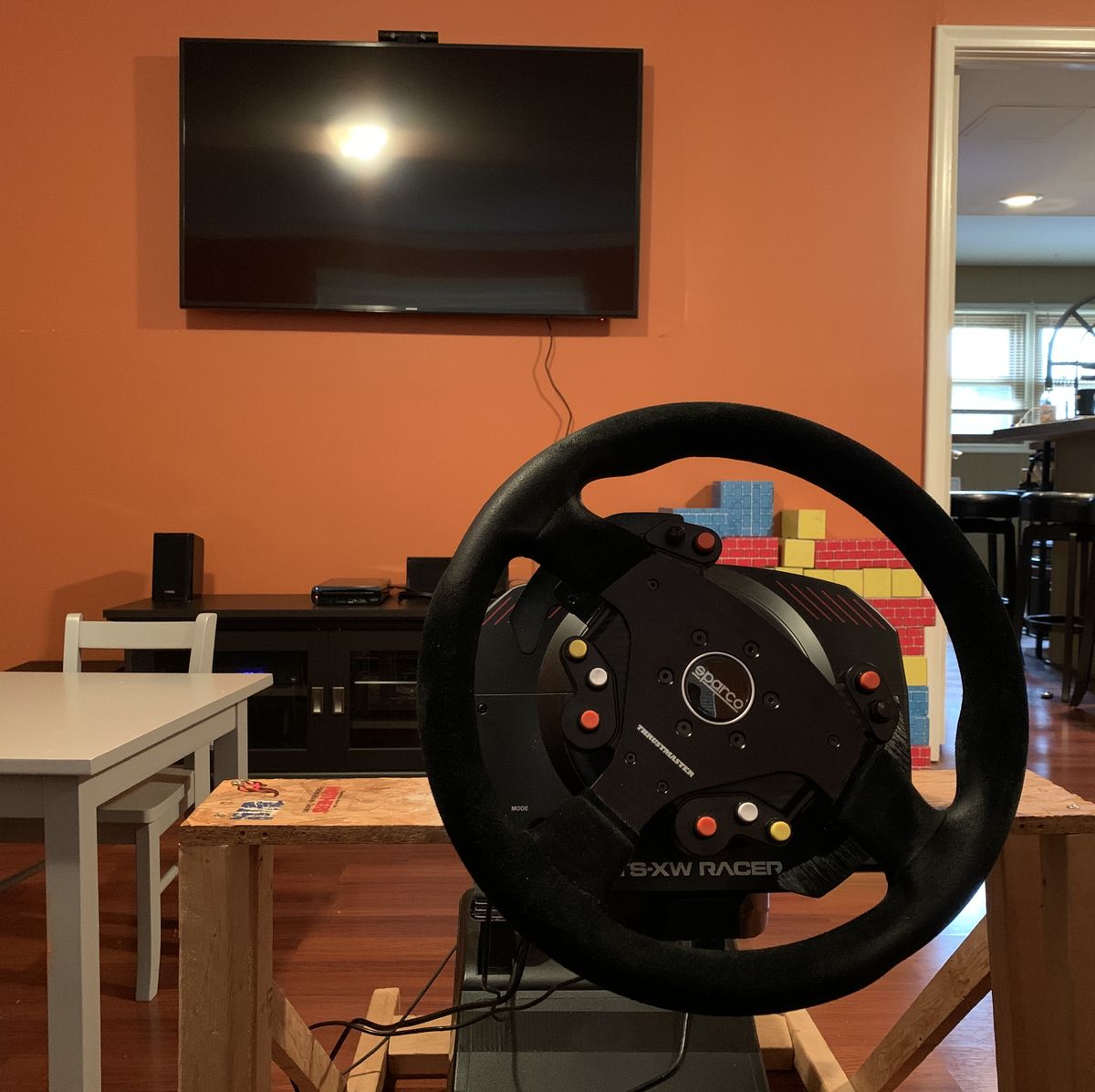 My friend built his own sim rig chassis : r/simracing