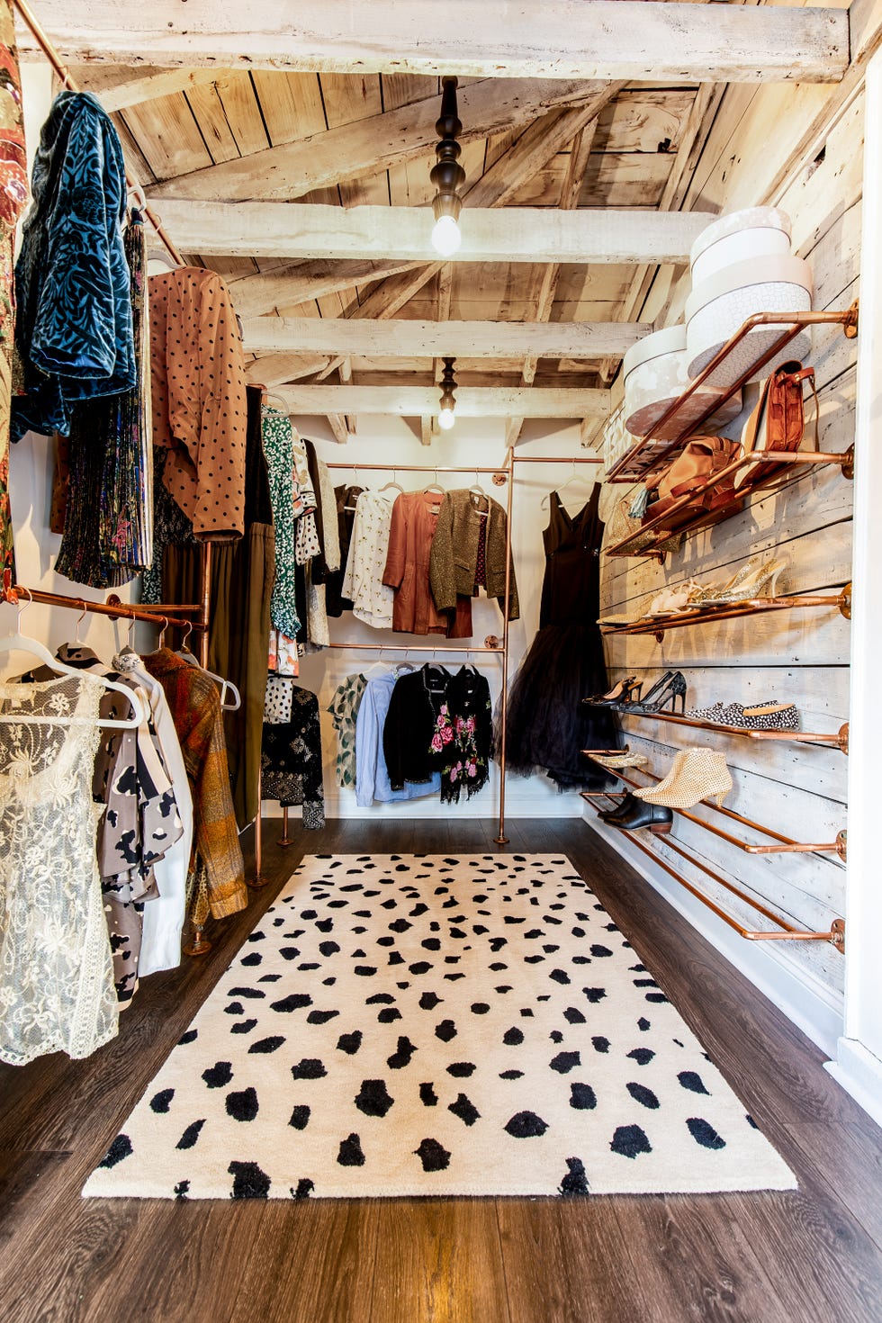rustic closet design