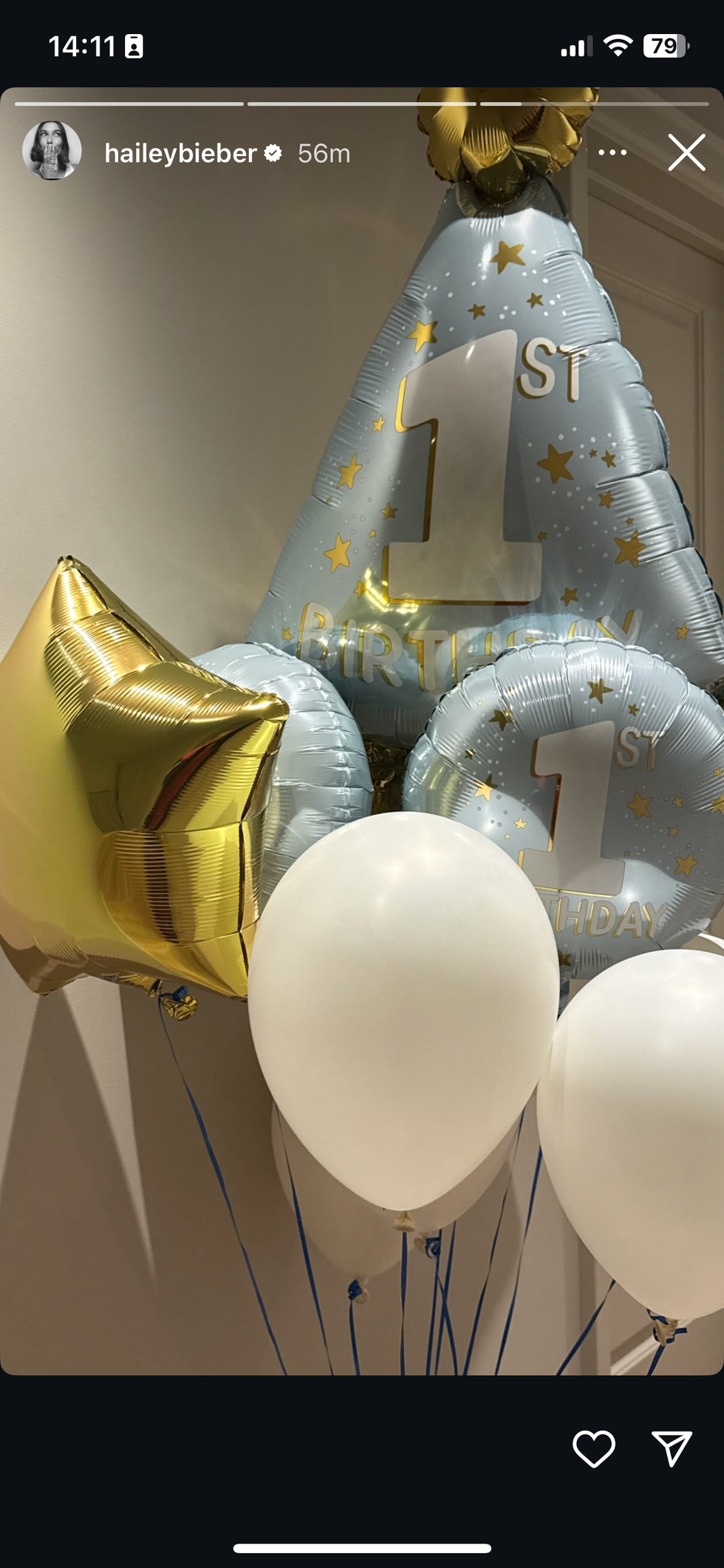 Globos de cumpleaños de Jack Blues Bieber