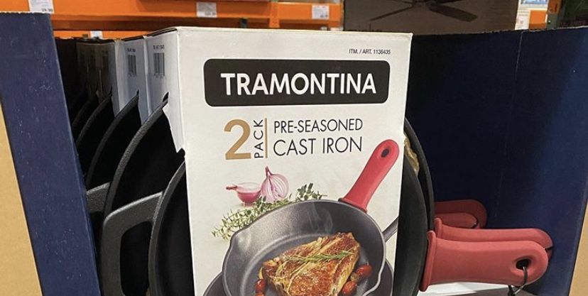 Tramontina 2-piece Cast Iron Skillets