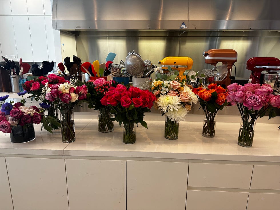 a bunch of flower delivery services side by side