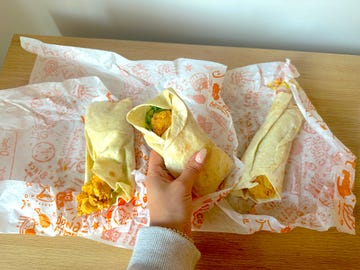 popeyes chicken wrap