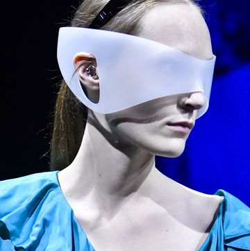 paris, france march 03 a model walks the runway during the balenciaga ready to wear fallwinter 2024 2025 fashion show as part of the paris fashion week on march 3, 2024 in paris, france photo by victor virgilegamma rapho via getty images