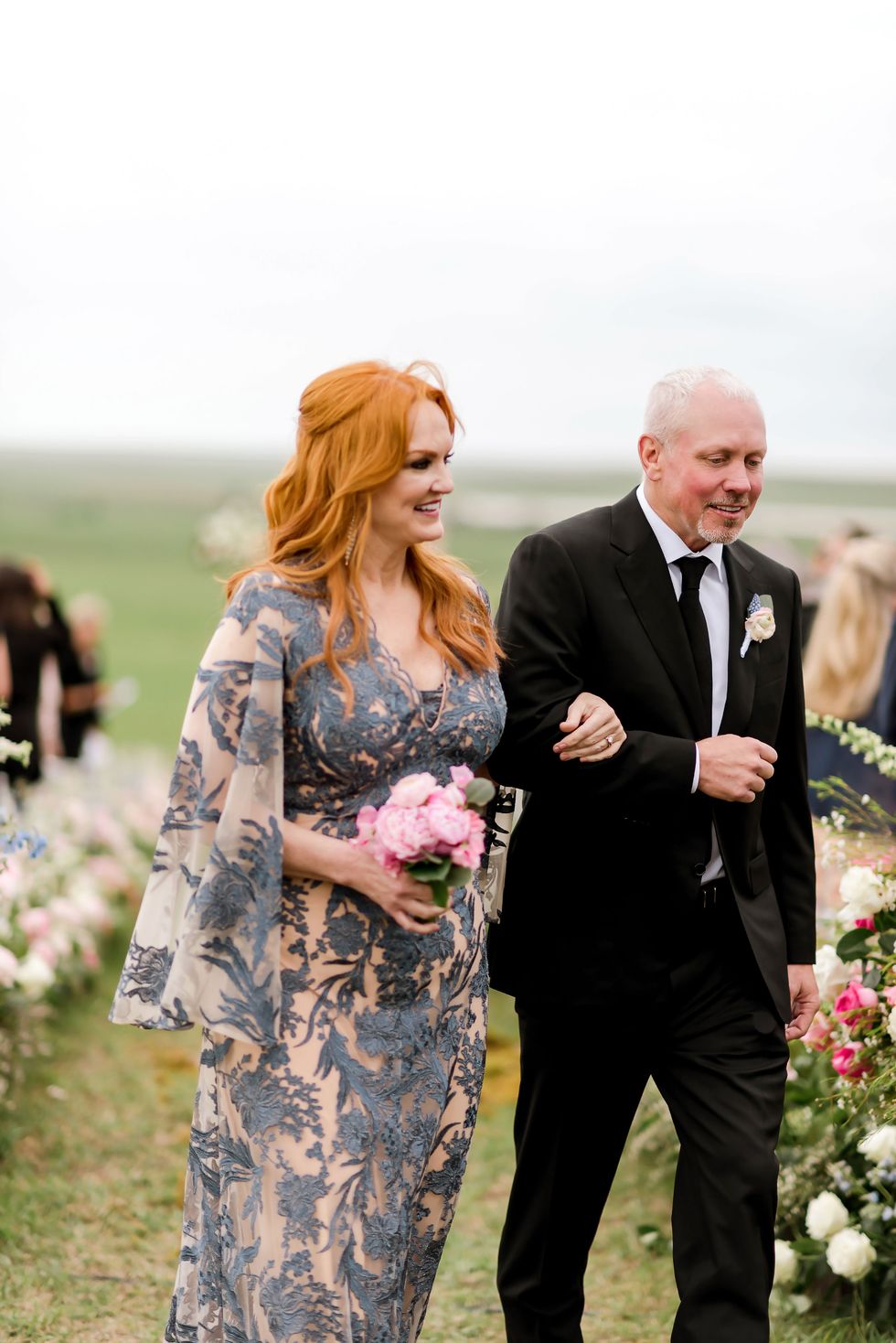 ree drummond and ladd drummond at the wedding of their daughter, alex