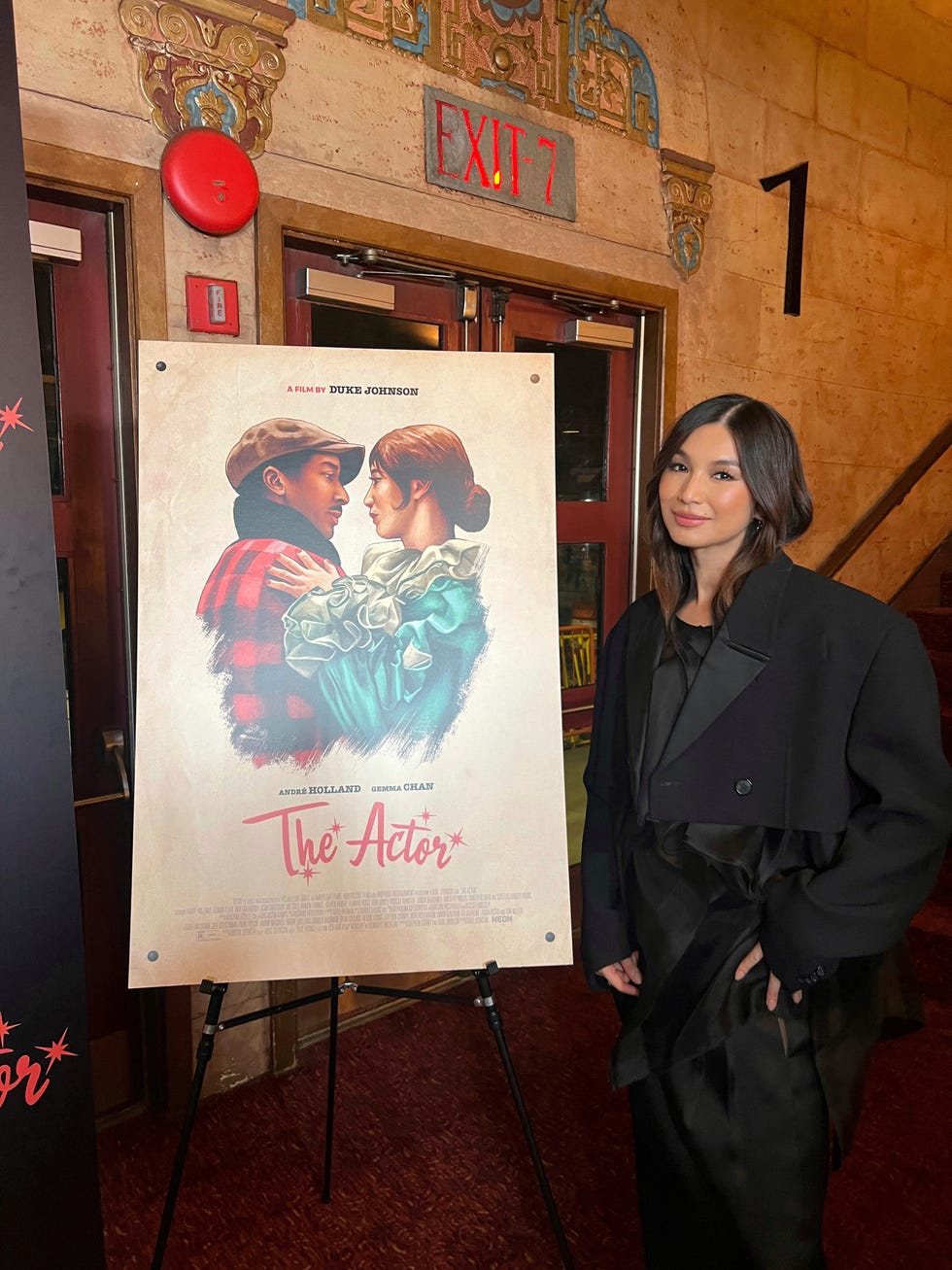 How Gemma Chan Got Ready for the Premiere of The Actor in New York City