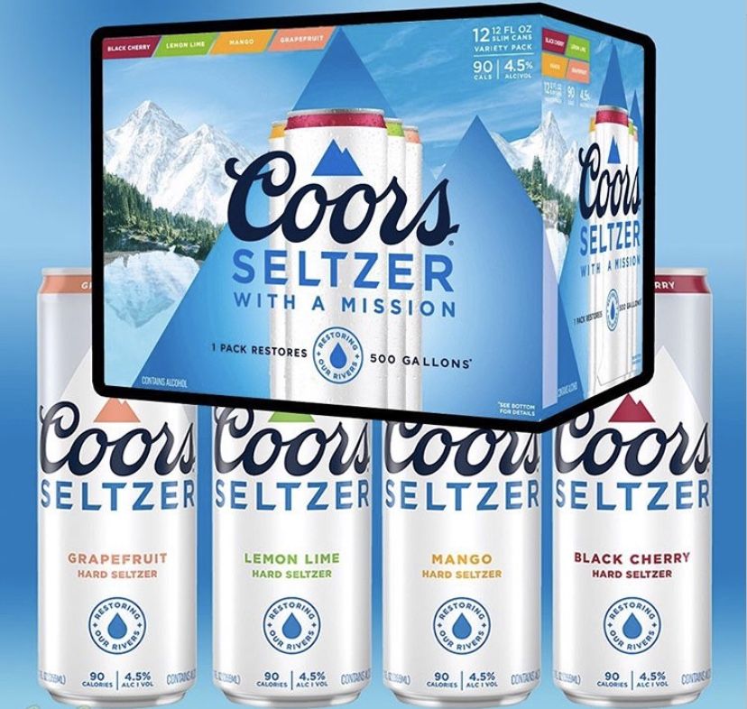 Launches Spiked Seltzer Line With A Mission To Save