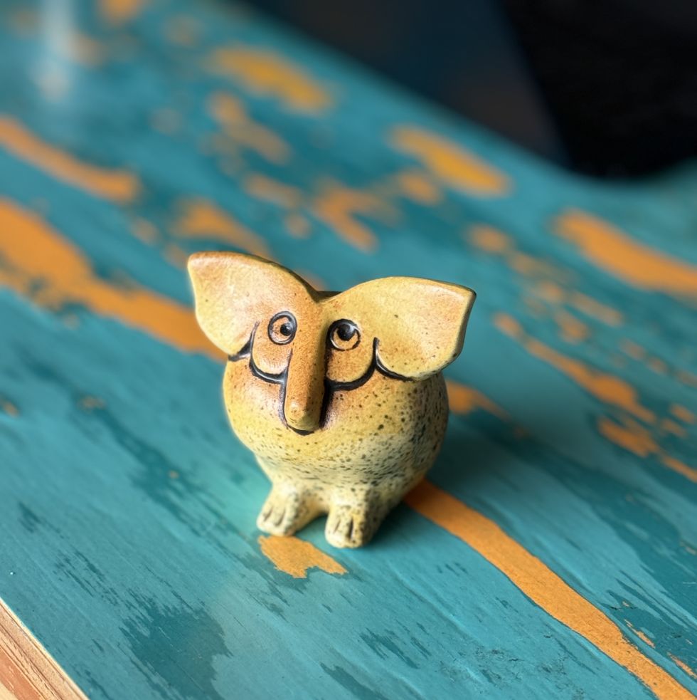 a small cat figurine