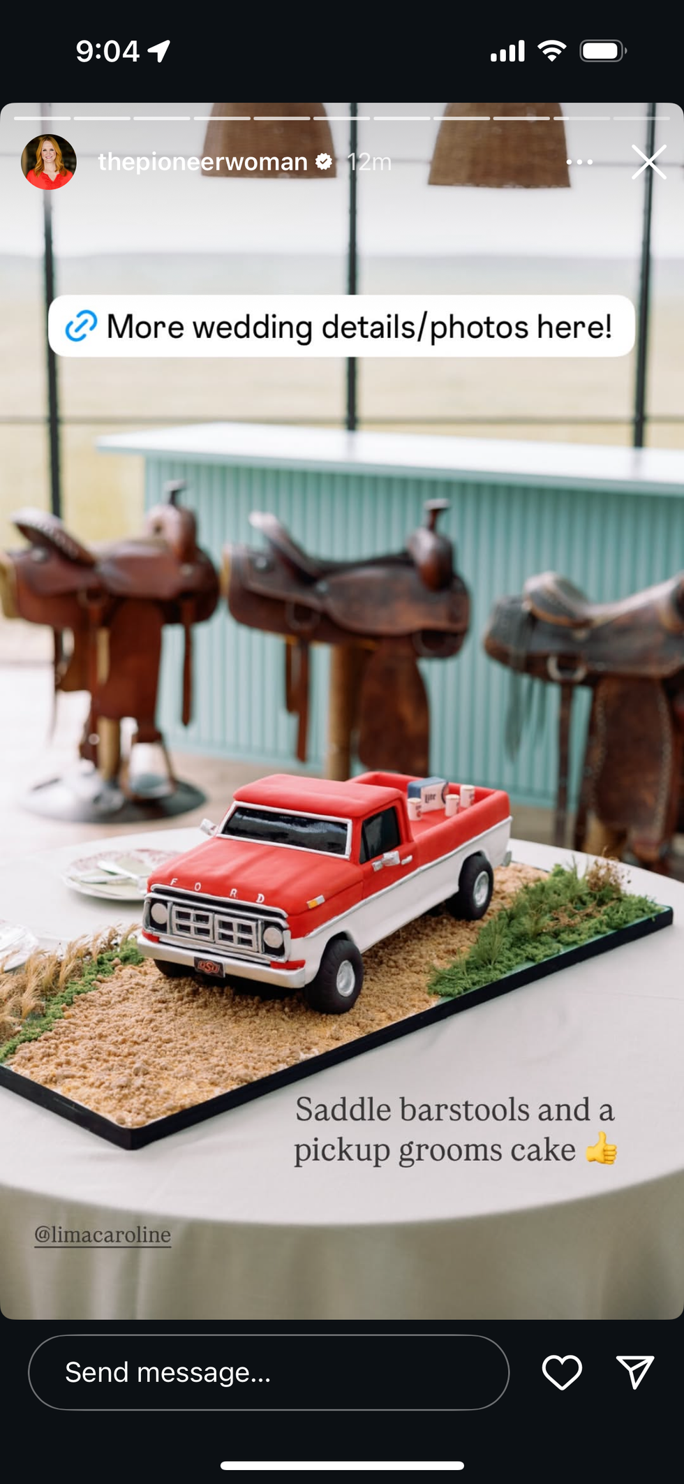 paige drummond groom's cake