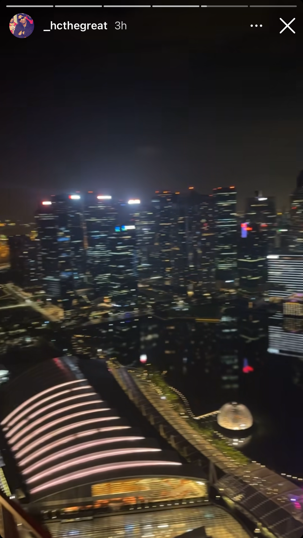 the singapore skyline