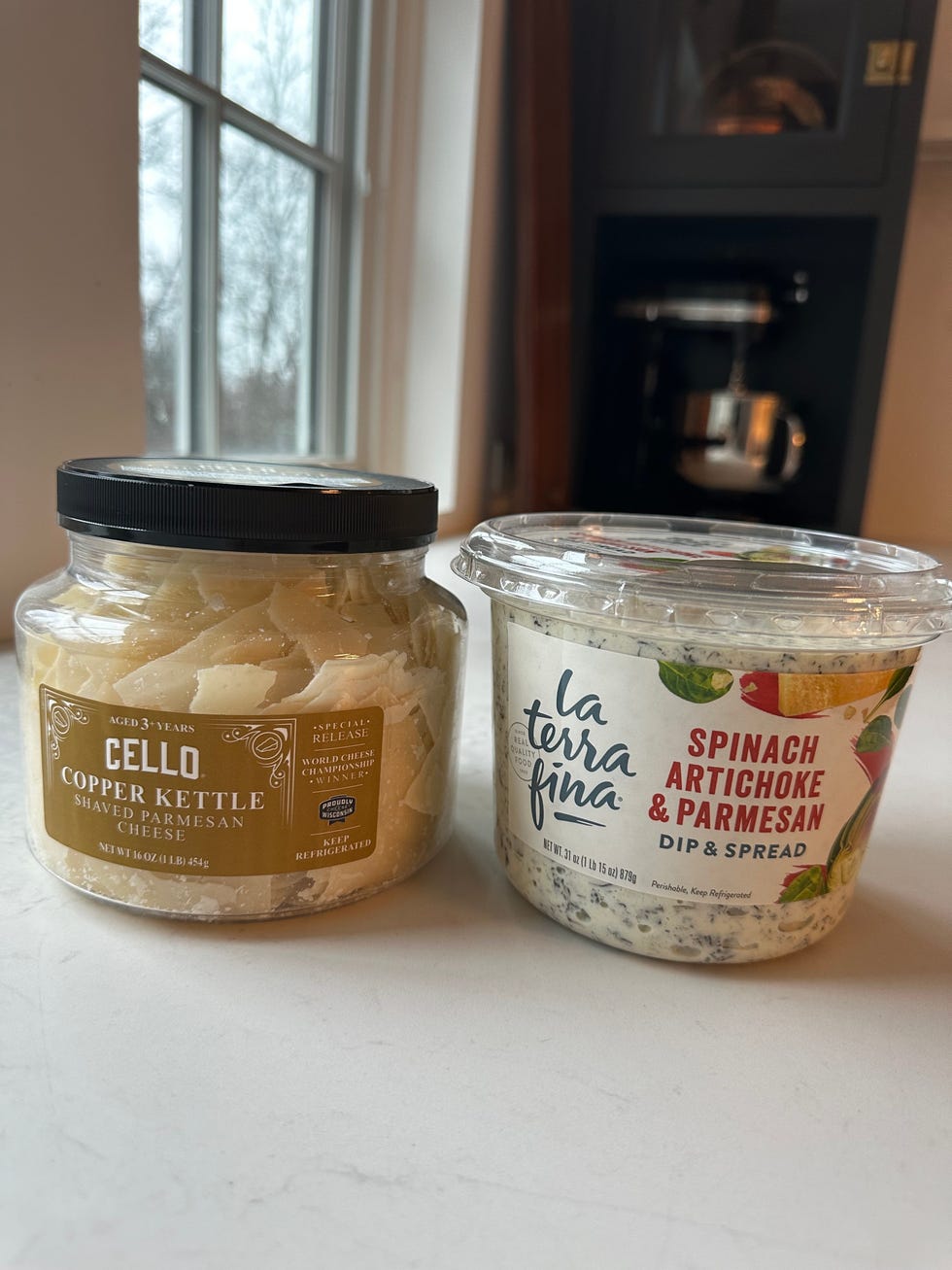 jars of food on a counter