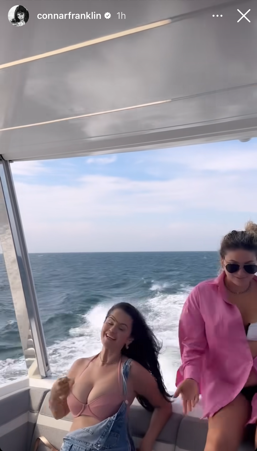 Selena Gomez Shares Sexy Pink Bikini Shots From Bachelorette Party Yacht image