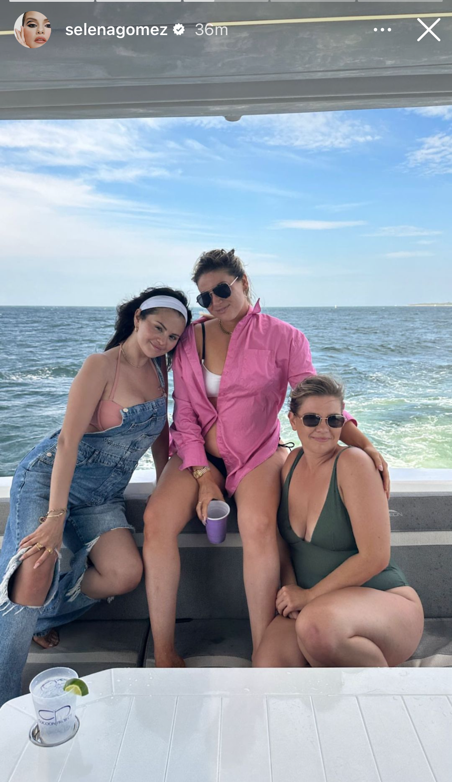Selena Gomez Shares Sexy Pink Bikini Shots From Bachelorette Party Yacht