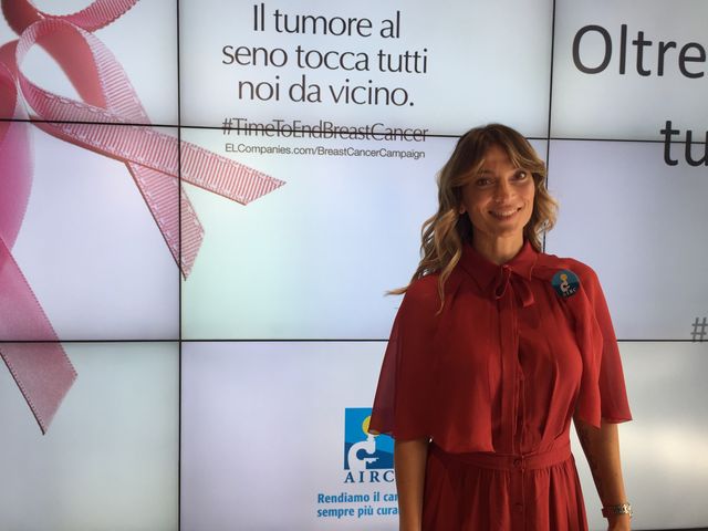 MMargherita Granbassi, testimonial di Airc e The Estée Lauder Companies﻿ per la prevenzione dei tumori al seno