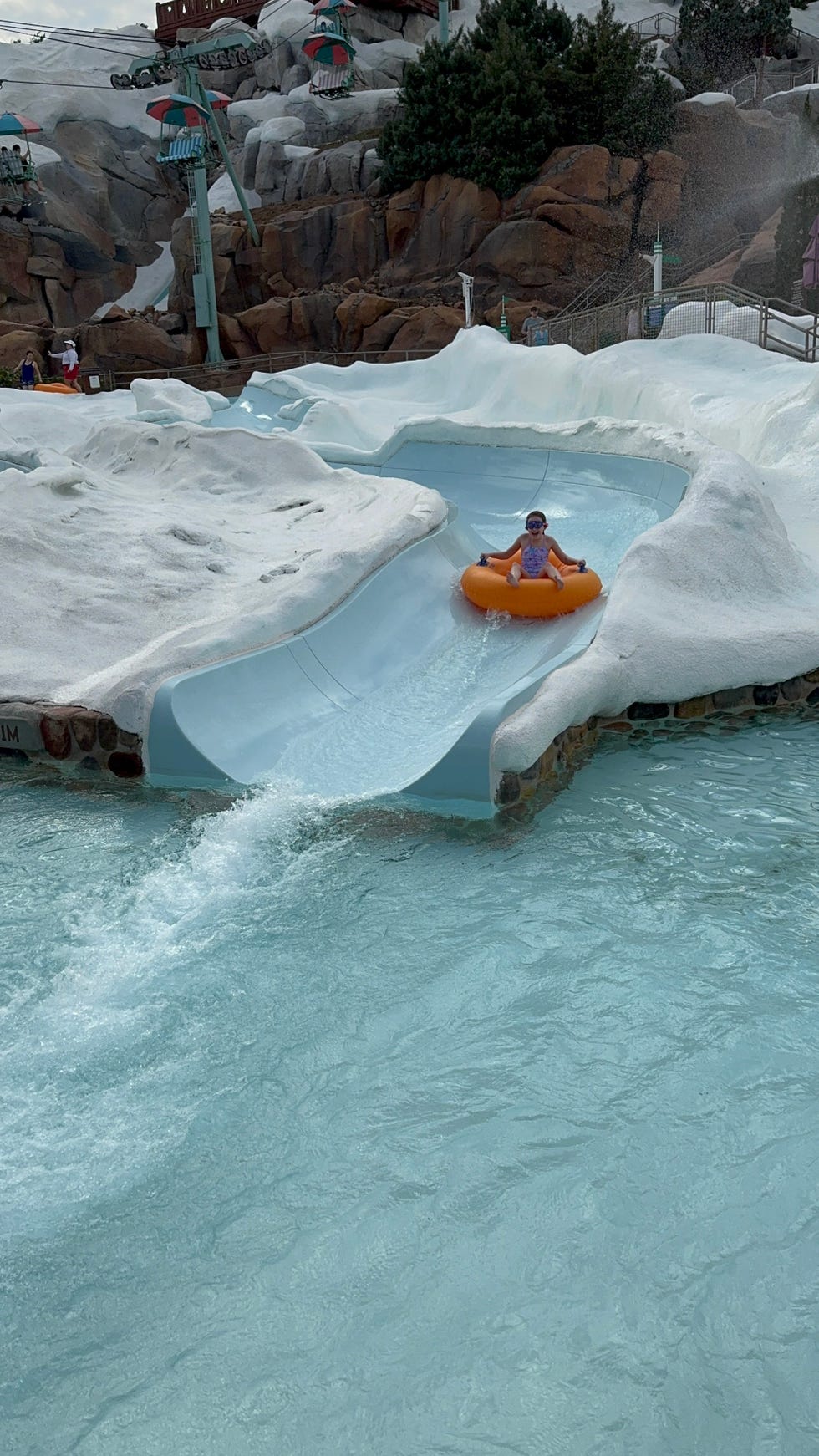 disney blizzard beach kid water slide