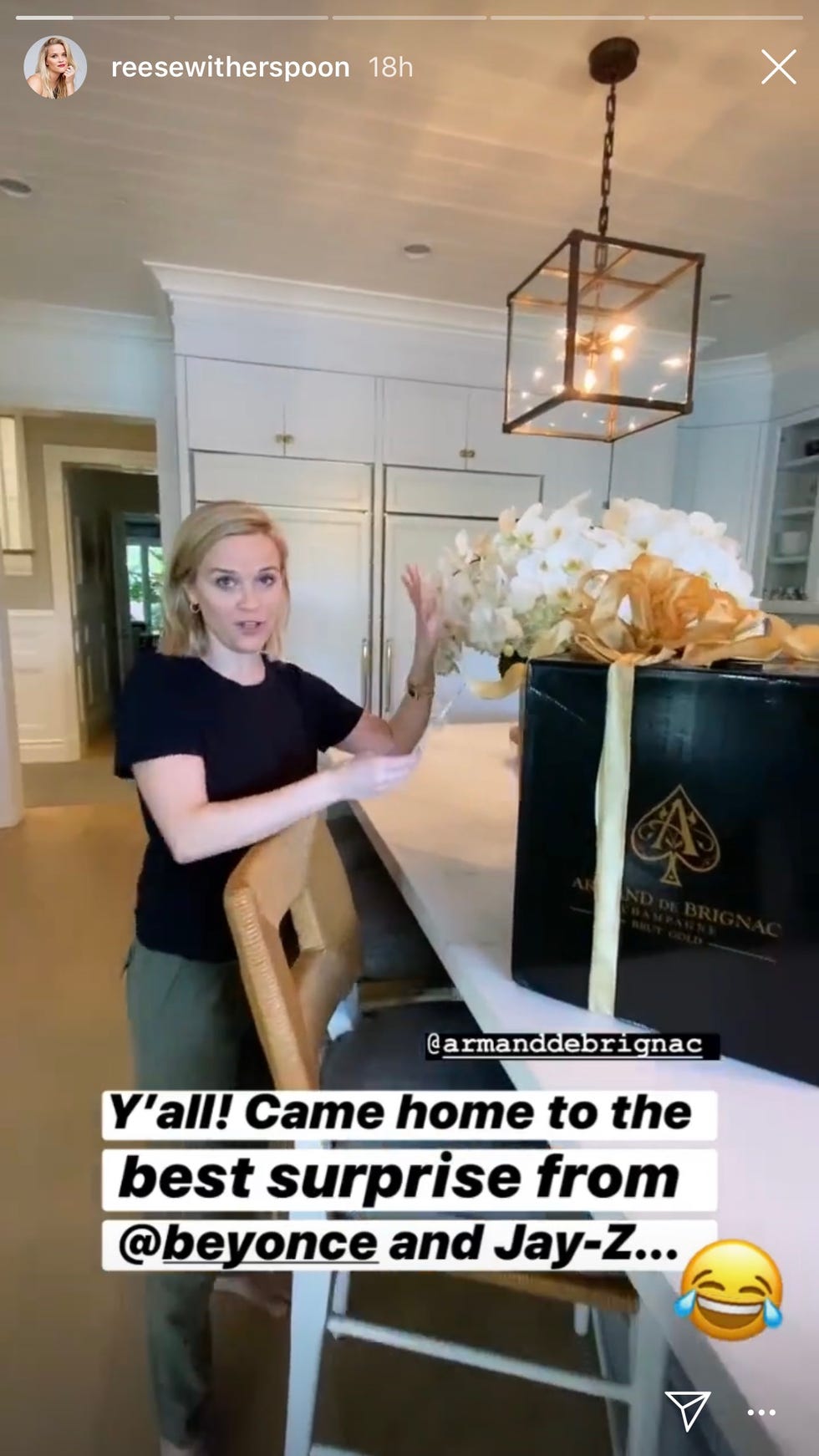 Reese Witherspoon Drank Some Of Beyoncé And Jay-Z's Champagne