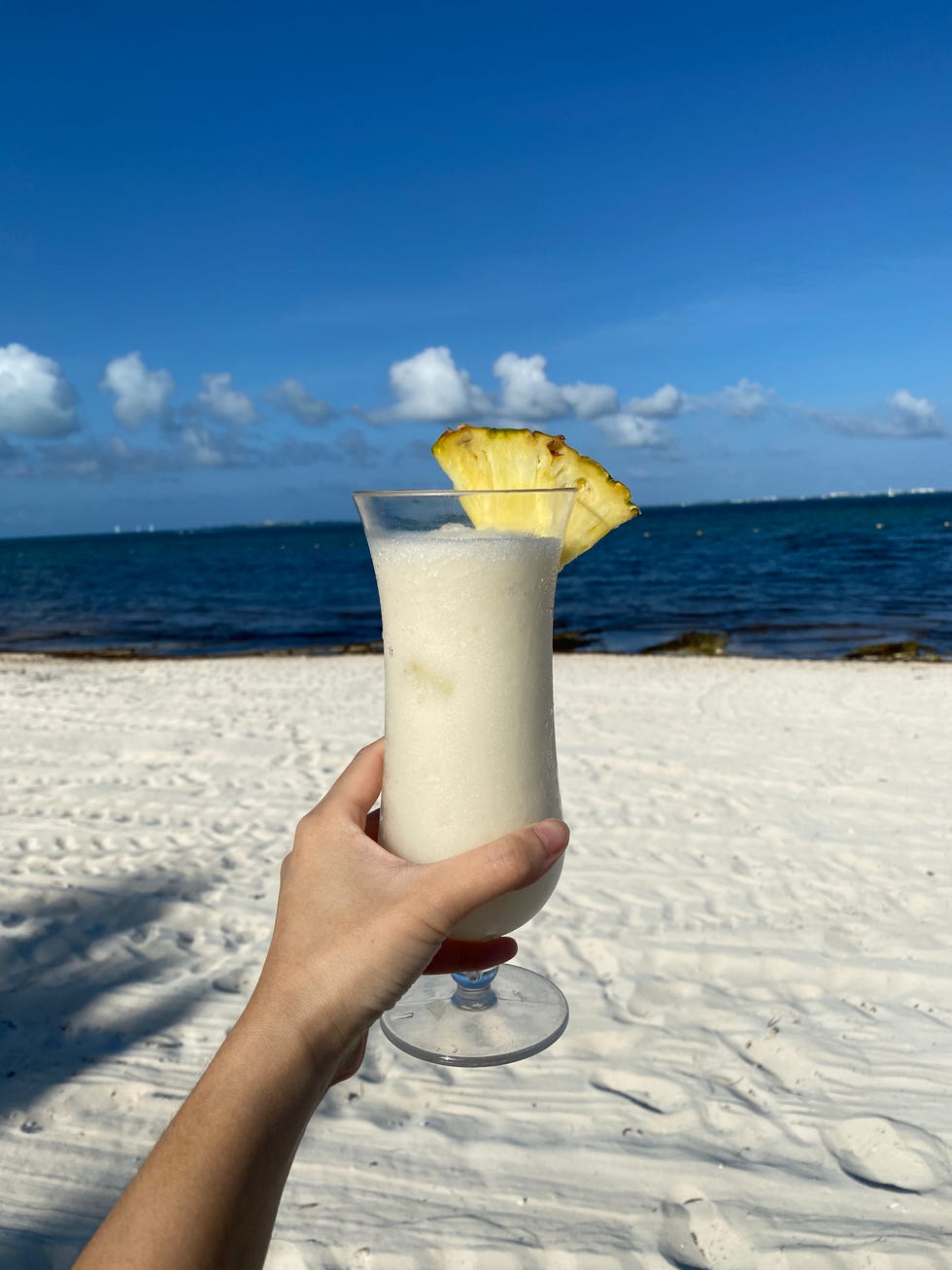 drink on the beach