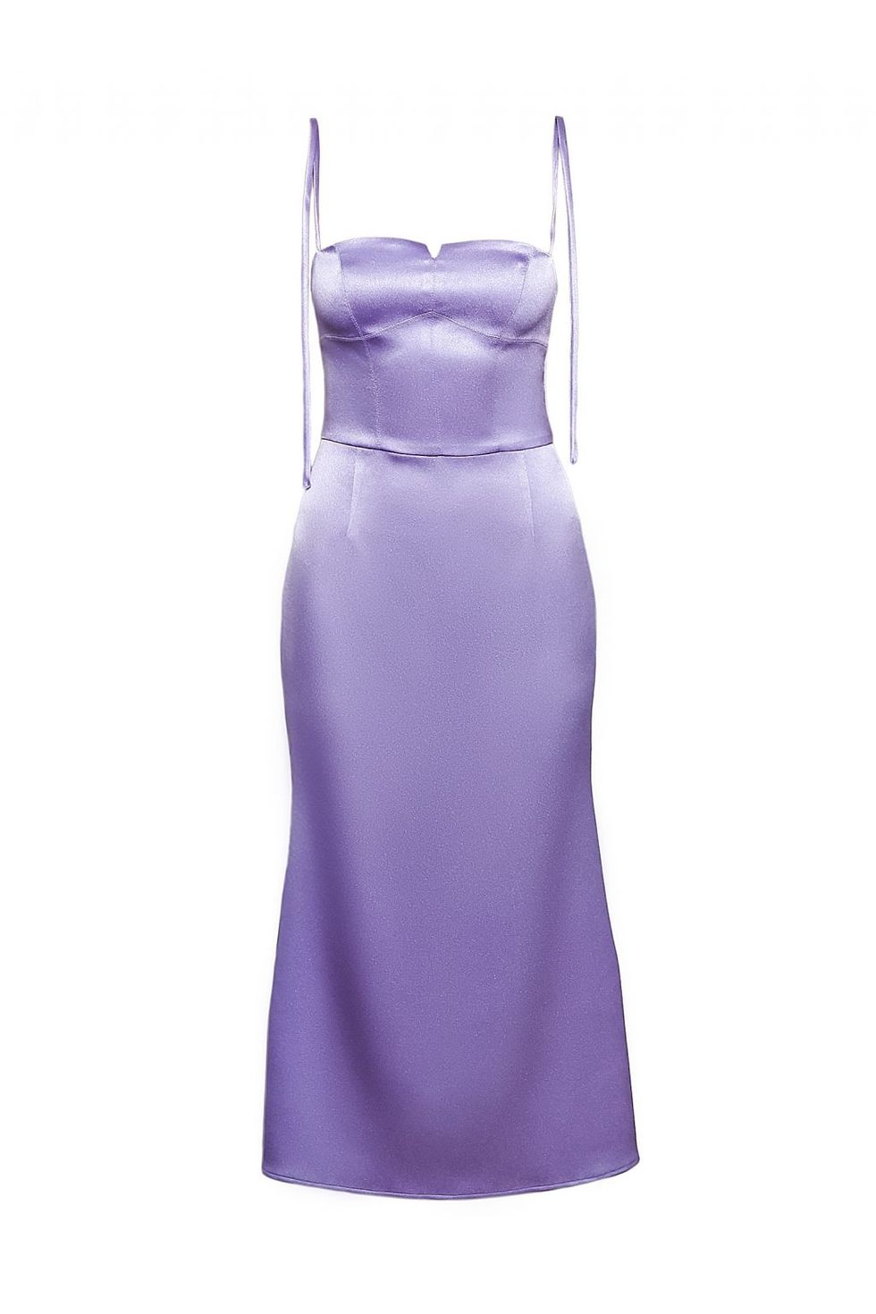 Dress, Purple, Violet, Clothing, Lilac, Lavender, Satin, Cocktail dress, Day dress, Neck, 