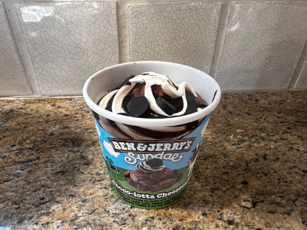 ben and jerrys chocolatta cheesecake sundae pint