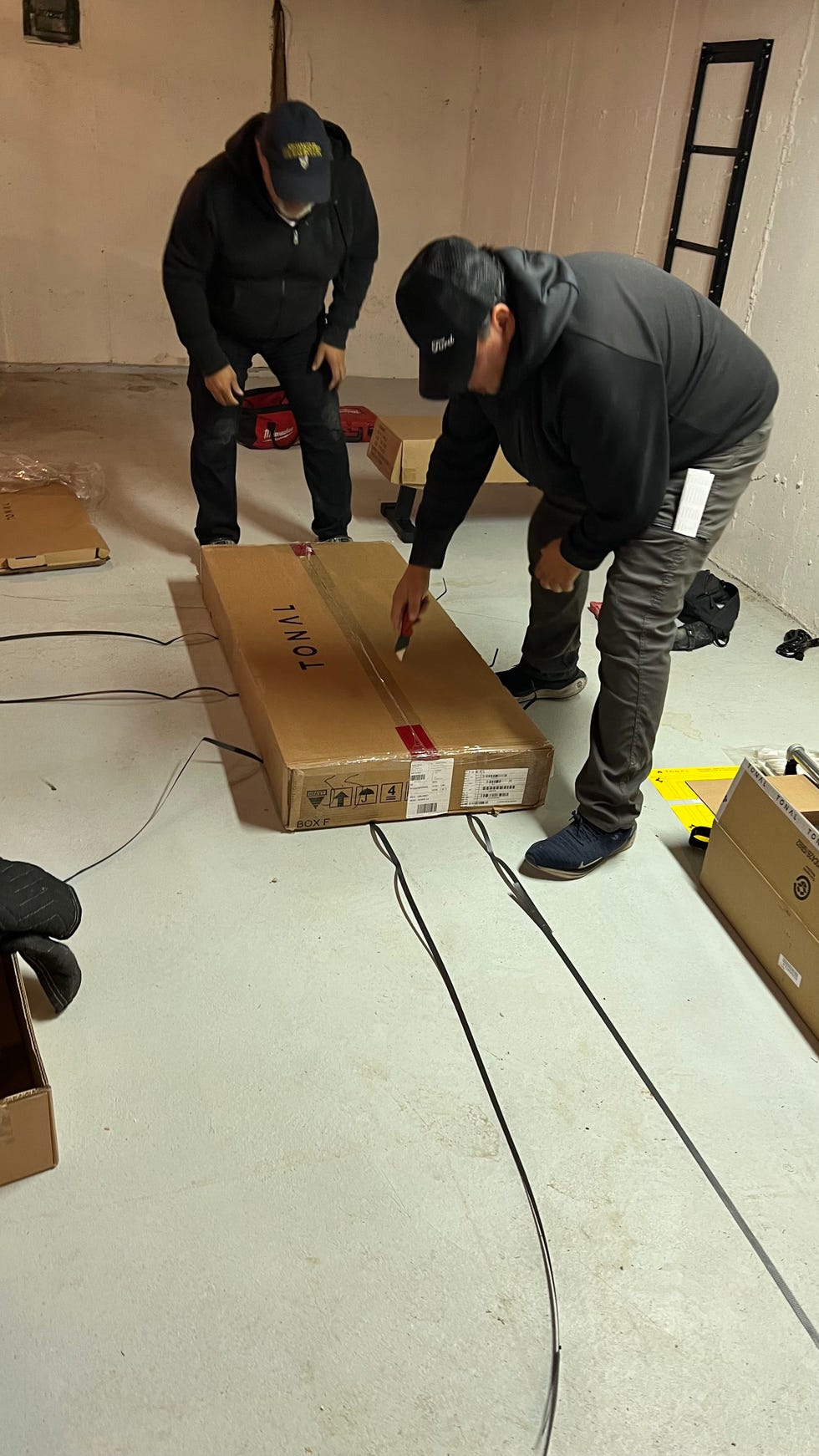 tonal being set up in sassos' home