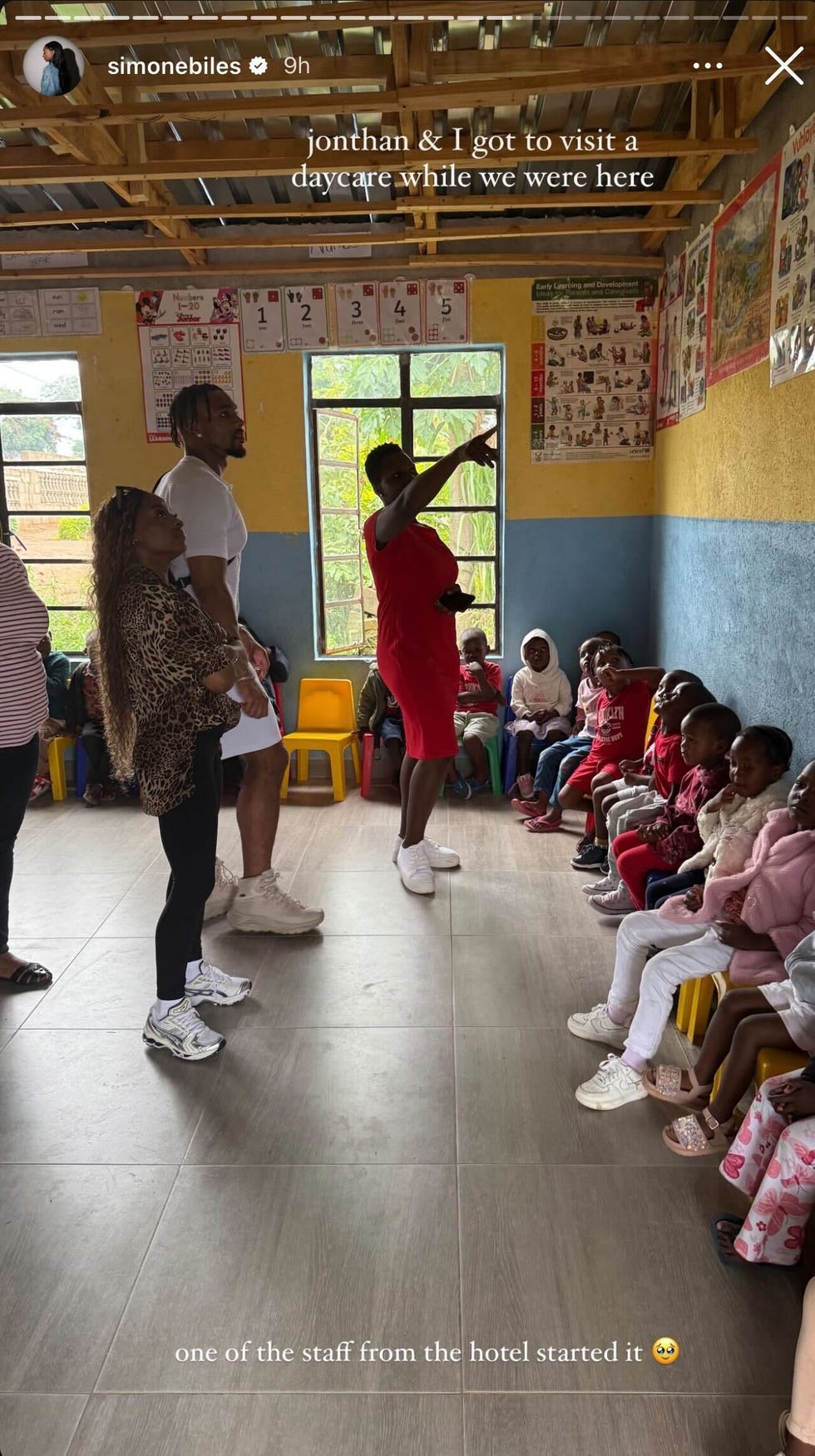 Luna di miele di Simone Biles e Jonathan Owens in Sudafrica