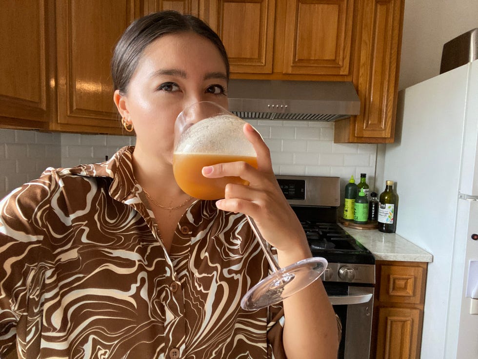 orange juice espresso drink