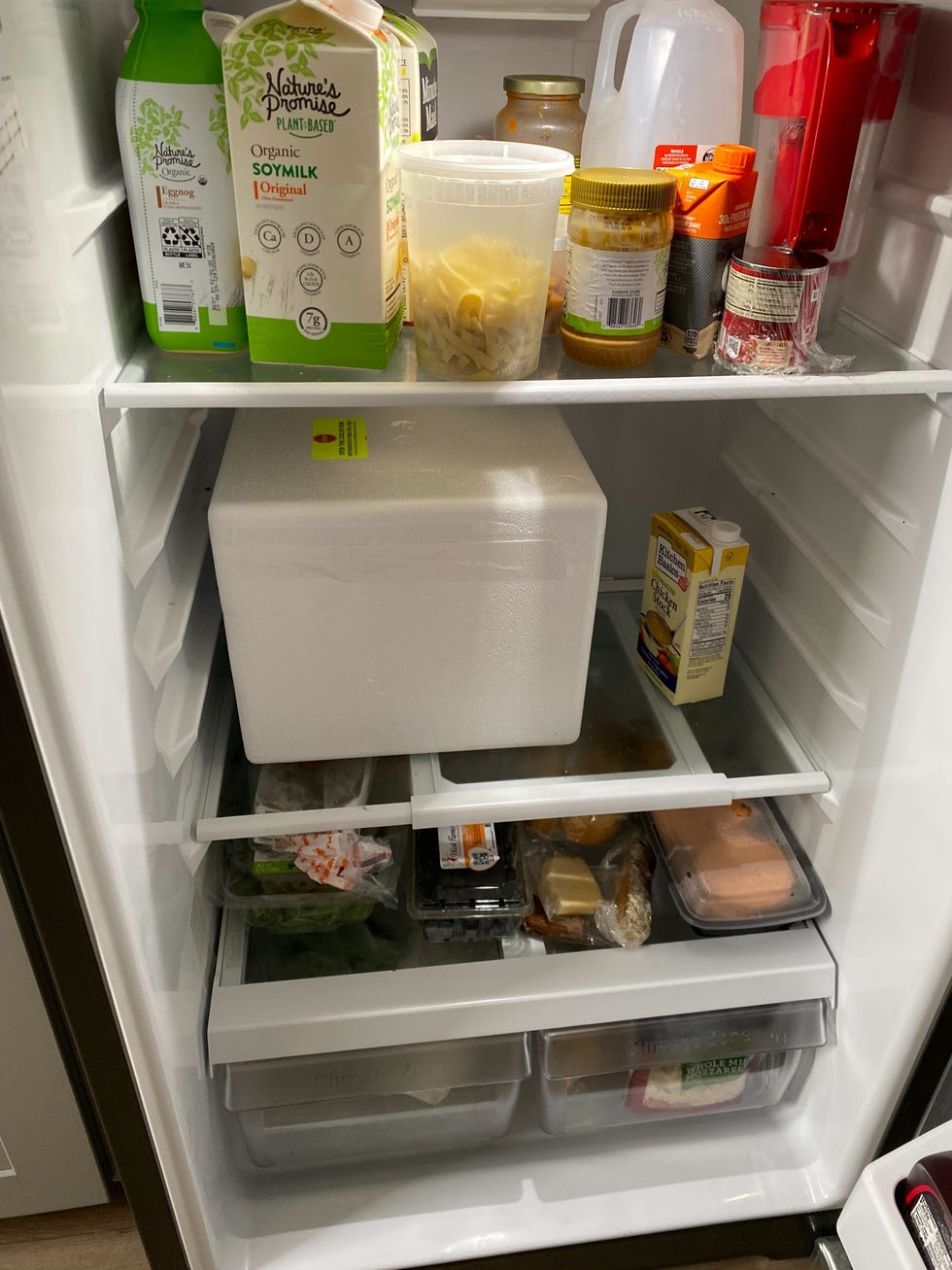 inside of refrigerator
