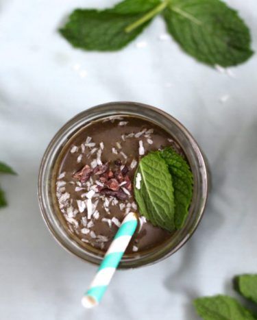 energy boosting mint chocolate