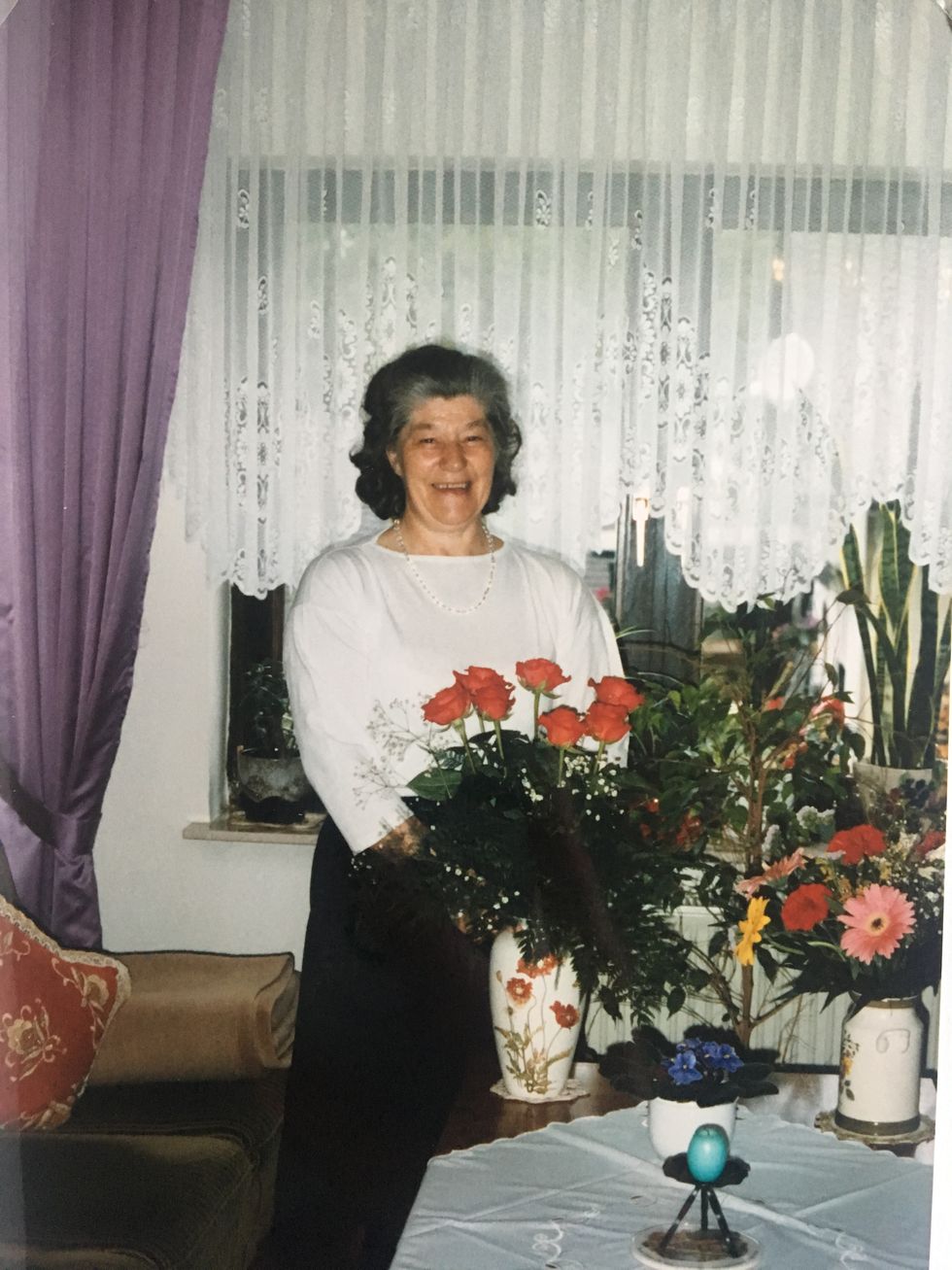 Grandmother at home in Germany