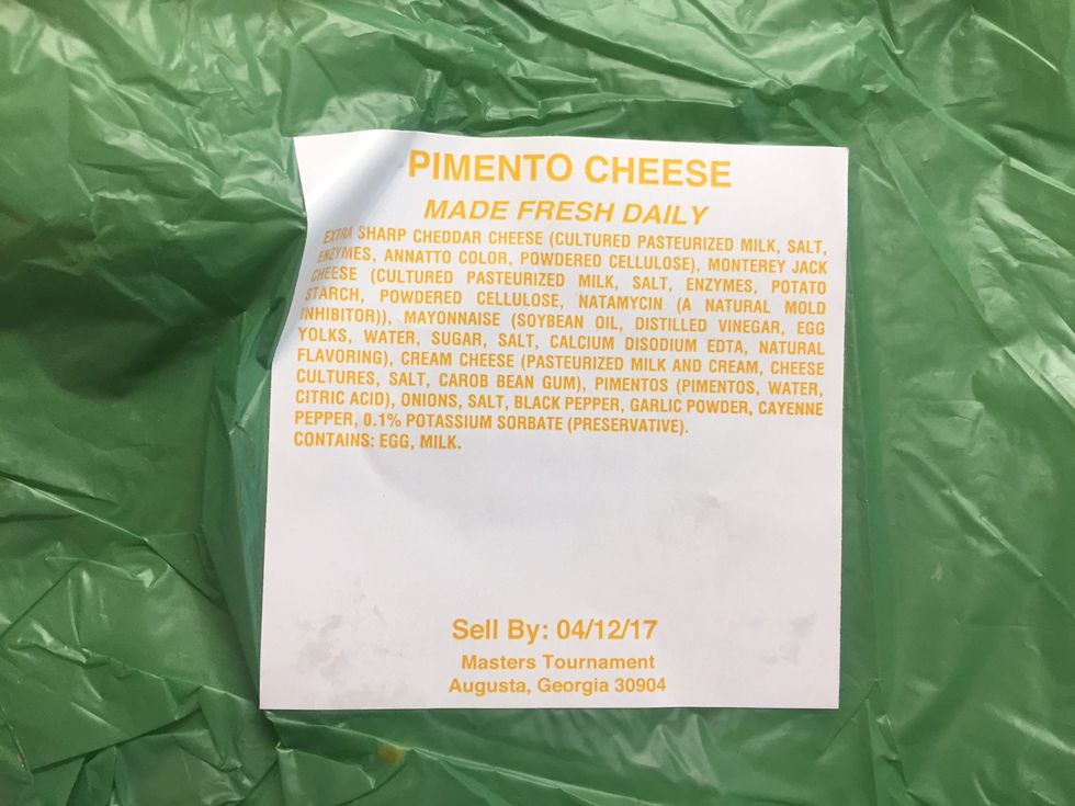 masters pimento cheese 2017