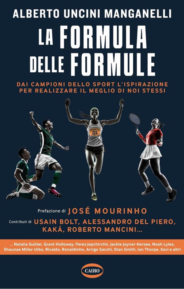 book cover featuring athletes and their inspiration