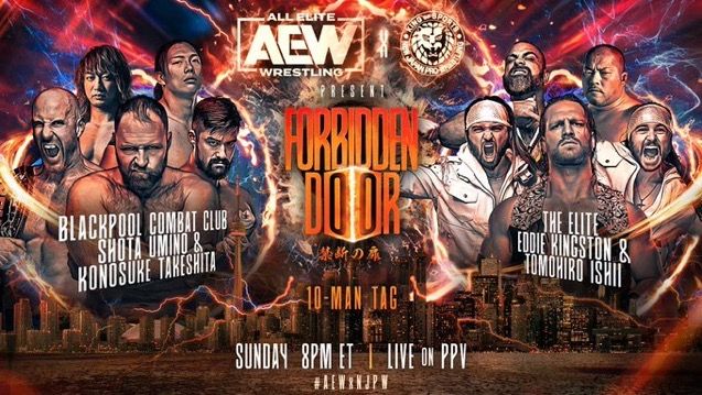 AEW X NJPW Forbidden Door 2023 – Match Card And How To Watch