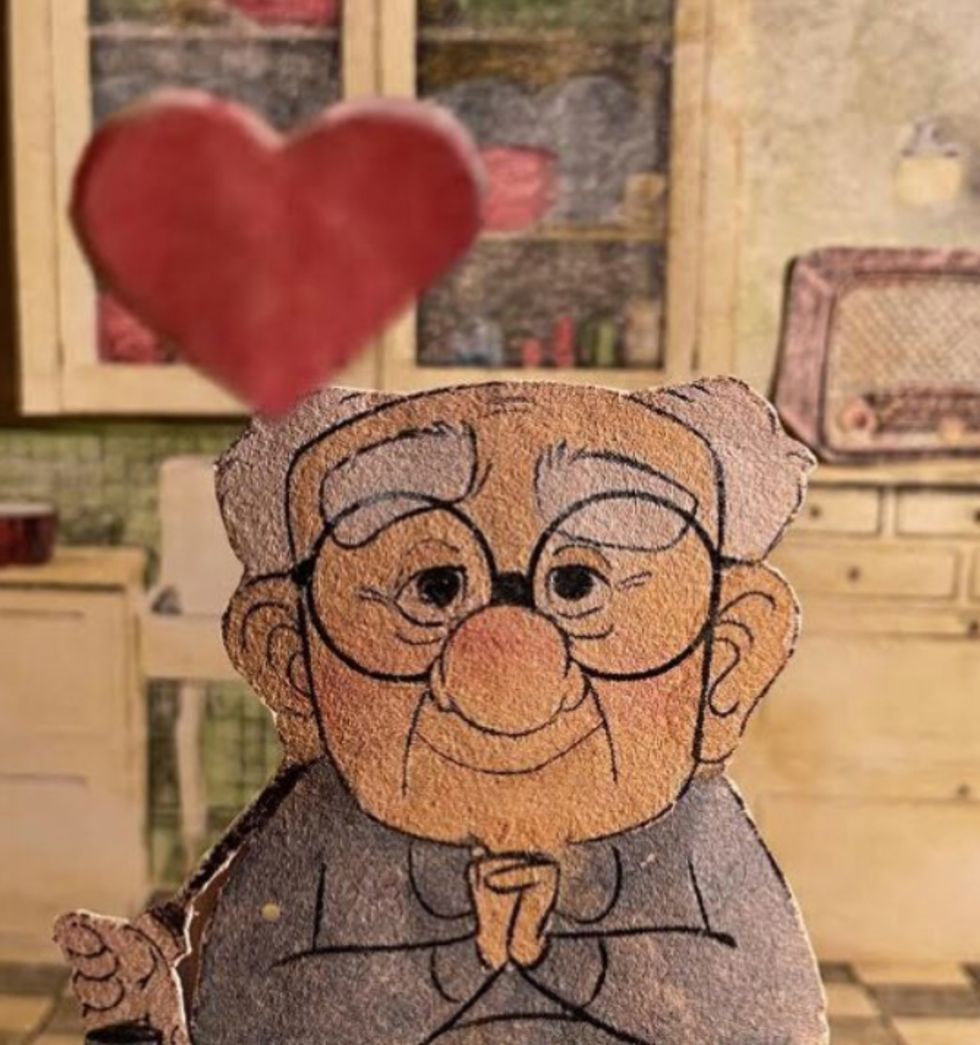 Animation, Cabinetry, Snout, Animated cartoon, Illustration, Painting, Heart, Fictional character, Drawing, Coquelicot, 
