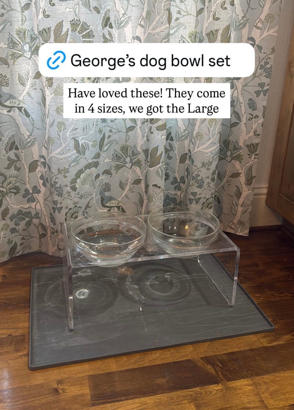 alex drummond dog food bowls