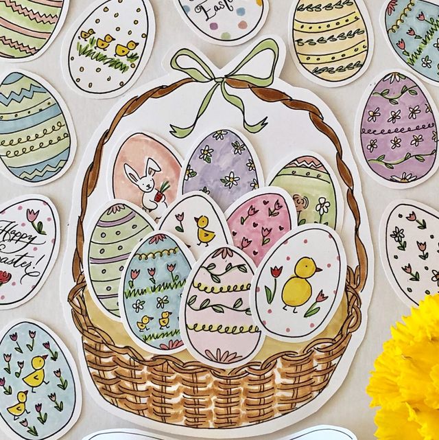 Plate, Easter egg, Plant, Easter, Dishware, Food, Tableware, 