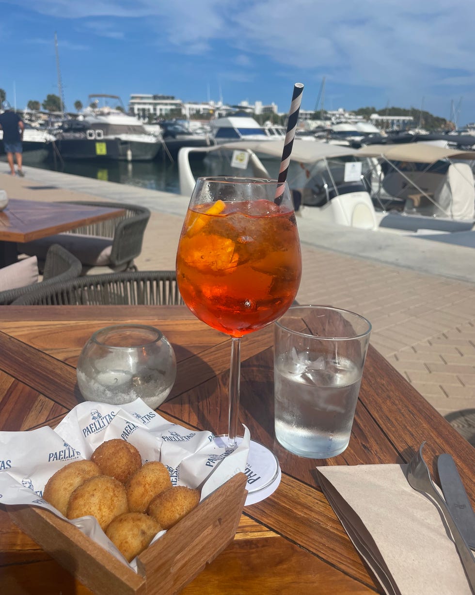 Cafe Sidney an aperol spritz and croquettas