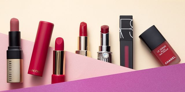 Lipstick, Pink, Cosmetics, Red, Beauty, Product, Tints and shades, Material property, Lip gloss, Lip care, 